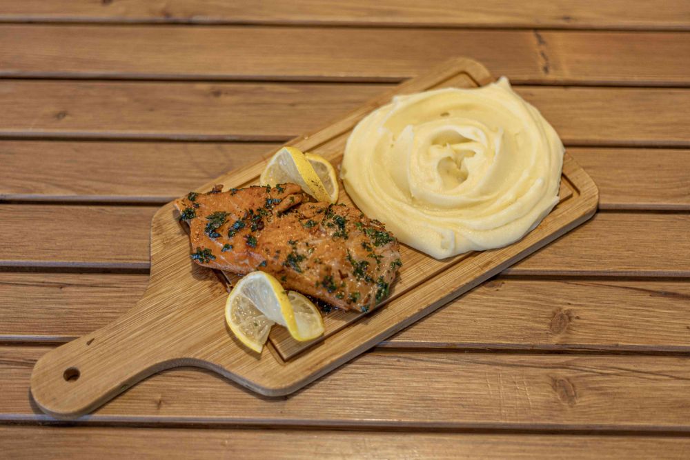 Форель с Пюре