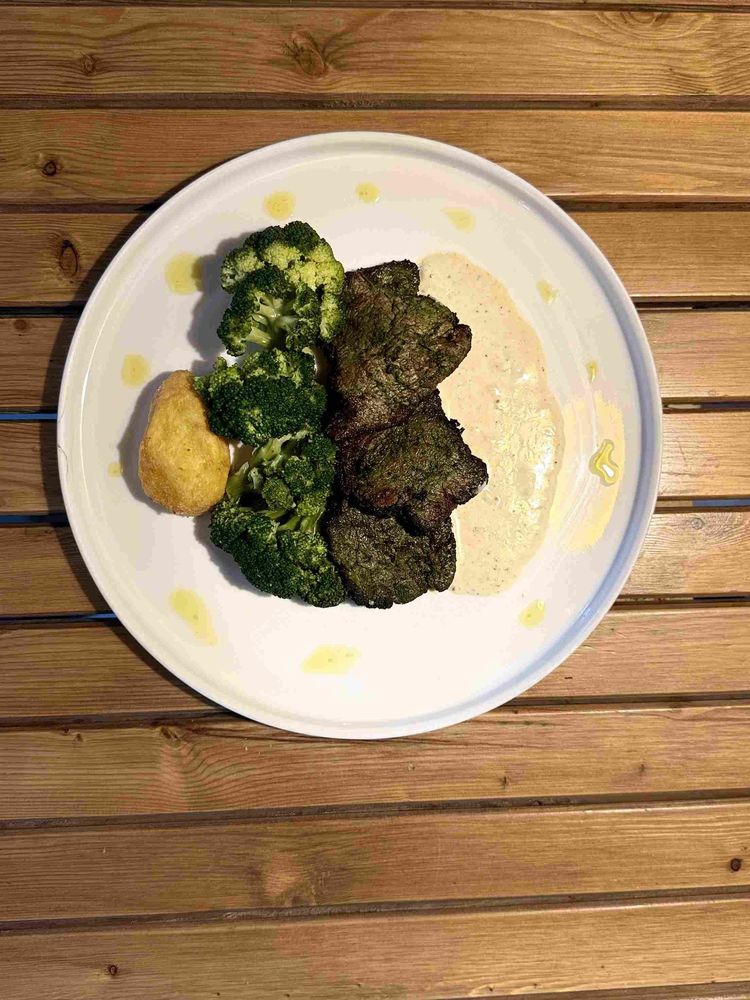 Ростбиф в сливочном соусе