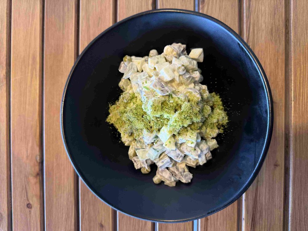 Русский Салат с Говядиной