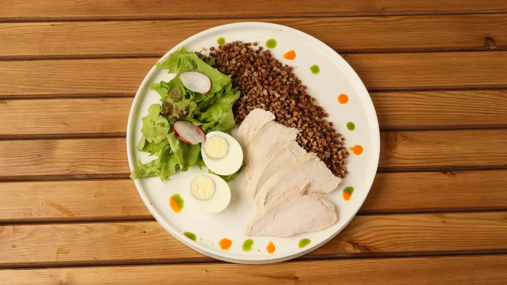 Куриная грудка Су-вид с гречкой